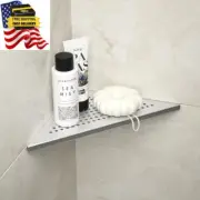 Corner Shower Shelf, 304 Stainless Steel 10" Brushed Recessed Shelf for Bathroom