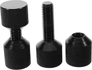 JECOMPRIS 3pcs Flange Positioning Pin Locating Pin Fitting Tools for Welding Two Hole Pins Fittings Tools Flange Two Hole Pin Black Aluminum Alloy