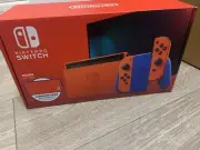 New Nintendo Switch Mario Red & Blue Edition- Includes Mario Case Red and Blue!!