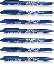 Pilot 019672 Frixion Rollerball Pen (Blue - Pack of 7)