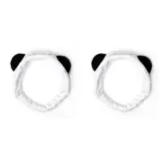 2x Legami Girls Headband Makeup/Shower Head Band Hairband One-Size Me Time Panda
