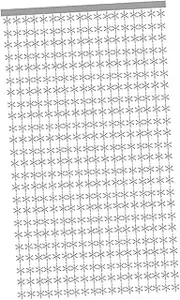 ifundom Snowflake Theme Bright Decorative Curtain Christmas Outdoor Decoration