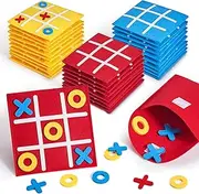 JoyCat Tic Tac Toe Strategic Board Game for Kids and Family,Birthday Party Favors,Classic Educational Toys for Goody Bag,Gifts for Students with Envelope,Easy to Store(Bulk Pack of 30)