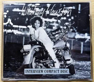 英國Interview訪談宣傳CD！WHITNEY HOUSTON惠妮休斯頓 I'm Your Baby Tonight