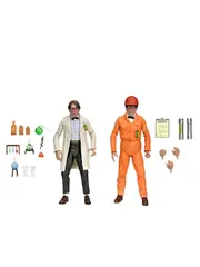 TMNT Lab Coat & Hazmat Suit Professor Perry Scale Action Figures, 2 Pack - 7 Inch