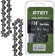 8TEN Full Chisel Chainsaw Chain 14 Inch .043 3/8 LP 50DL For Stihl MS170 MS180 023 MS210 009 010 MS201