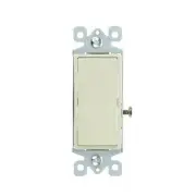 SUNLITE IVORY GROUNDED ROCKER SWITCH E510 Carded