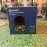 KRISBOW SURFACE 外殼 6 英寸 BLACK _ DOWNLIGHT E27 吸頂燈配件