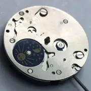 Star Moon Phase Watch Part with Swiss Made ISA 9231 Quartz Movement at 6