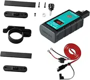 Homoyoyo 1 Set Motorcycle Charger Phone Charger for Car Motorcycle USB Charger Kit Electric Car Charger USB c Charging C Charger for Car USB Adaptor Converter Silica Gel Driving Recorder