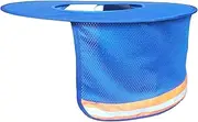 Sunscreen Helmet Brim is Suitable for Reflective Safe Sunscreen Helmet for Construction Sites Installation Blue One Size