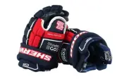 NEW Sherwood Code TMP Pro Hockey Player Gloves (Navy/Red/White)