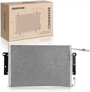 A-Premium Air Conditioning A/C Condenser Compatible with Chevrolet Beretta 1994-1996, Corsica 1994-1996 & Buick Skylark 1994-1998 & Oldsmobile Achieva 1994-1998 & Pontiac Grand Am 1994-1998