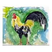 Betsy Drake Bantam Rooster Door Mat Large