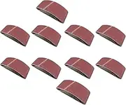 457mm x 75mm 80 Grit Fine Sander Grinder Sanding Belts Abrasive Discs 50pk