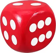GREENADSCAPE Large Foam Dice Set 19cm Big Numbered Dice for Yard Games Parties Classroom Props Jumbo Dice Toy