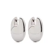 [Tom Wood] Tom Wood Large Pebble Earrings ONE SIZE SILVER