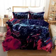 v5116 Bed Sheets Venom Spider-Man Bedding Set Duvet Cover Duvet Cover Pillowcase Duvet Cover Bed Sheets IU5116