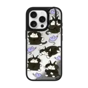 iPhone 16 Pro Mirror Ring Stand Case MagSafe Compatible Cat & rat