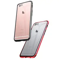 在飛比找Yahoo奇摩購物中心優惠-iPhone6 6s 手機保護殼 金屬磁吸360度全包雙面保