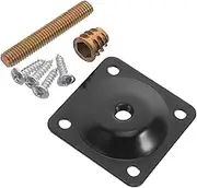 VALICLUD 1 Set Iron Furniture Fastening Connectors Thickened Metal Support Brackets for Sofa Table Chair Easy Installation Hardware Furniture Leg Mounting Plates