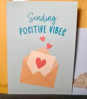 Thinking of You Encouragement Card Sending Positive Vibes! I’m Here!