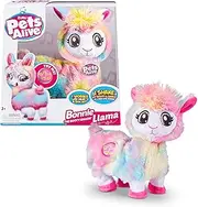 Pets Alive Rainbow Bonnie The Booty Shakin Llama Battery-Powered Dancing Robotic Toy by ZURU