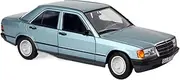 Scale Finished Model Car 1:18 Scale for Benz 190e W201 Scale Model Car Diecast Alloy Mini Car Static Display Collectible Miniature Replica Car