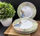 BEATRIX POTTER World of Peter Rabbit Spring Garden 8" Salad Plate (SET OF 4)