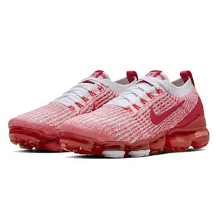 NIKE【CK0730-188】AIR VAPORMAX FLYKNIT 3 慢跑鞋 氣墊 針織 白粉紅 女款