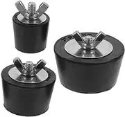 BESPORTBLE 3pcs Rubber Pool Plugs Inground Above Ground Pool Return Line Plugs Easy Install Leakproof for Swimming