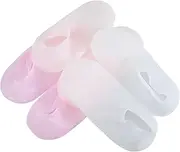 CANIGHT 3 Pair Callus Remover Foot Covers Silicone Foot Protector Moisturizing Socks for Home Salon