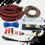 4 GAUGE Snake skin AWG 100% OFC COPPER POWER AMP KIT AMPLIFIER WIRING INSTALL