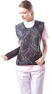 Xray Lead Short Skirt and Thyroid Shield Radiation Protection Lead Cothes, 0.5mmpb CT Anti-Radiation Lead Short Skirt Apron, Unisex