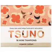 Tsuno Natural & Organic Cotton Tampons Mini 16 pk