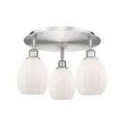Innovations Lighting 516-3C-11-19 Eaton Flush Eaton 3 Light 19"W - Nickel