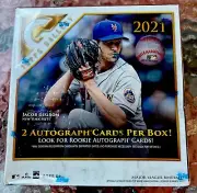 2021 Topps Gallery Baseball Factory Sealed MEGA HOBBY Box 2 AUTOS 100 Cards MLB