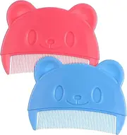 CRILSTYLEO 2pcs Comb Grooming Kit Cradle Cap Comb for Babies Fine Hair Combs Combs for Hair Newborn Comb Boy Comb Cute Hair Combs Comb Bassinets Plastic