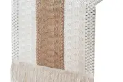 Macrame Table Runners with Tassels Natural Burlap Cotton Table Flag-Style 1