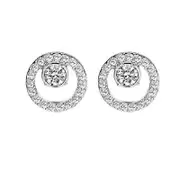 Pair of Stud Collection Creative Earrings, Silver Women's Earrings, Hypoallergenic (1 Pc), Small Earrings, Silver Hoop Earring Set, Angel Studs, Banqu