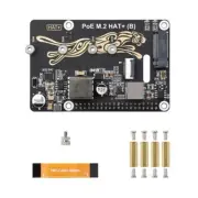M.2 Adapter PCIe For RPi 5 Power Over Ethernet For NVMe SSD 2230/2242/2260/2280