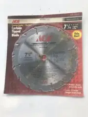 Ace Carbide Tipped Saw Blade 7 1/4” 16 Teeth Framing & Ripping