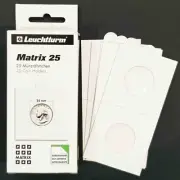 Lighthouse 2X2 Self-adhesive Coin Holder 25mm Fit 10c Shilling $200 Pack of 25