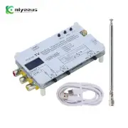TV Transmitter OLED Display Analog TV Signal Transmitter Supports Global TVs