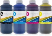 Eco Solvent Ink Roland Mimaki Mutoh Agfa Soljet Versa Printers, Quick-Drying, Vivid Colours, High Durability, UV Resistant. DX7, DX6, DX5 Print Heads Eco-Sol Cartridge (Set of 4 (C,M,Y,K))