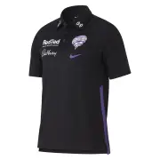 Hobart Hurricanes Short Sleeve Media Polo Mens