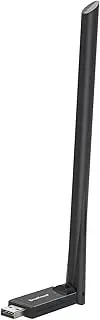 BrosTrend AX900 WiFi 6 USB WiFi Adapter for PC, Long Range Dual Band 5GHz 600Mbps + 2.4GHz 286Mbps, High Gain Antenna Wi-Fi Dongle for Windows 11/10/7, Wireless Adapter USB 2.0, 802.11ax, Easy Setup