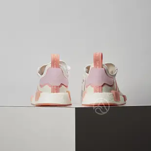 Adidas NMD_R1 W 女鞋 白粉 襪套 舒適 緩震 經典 休閒鞋 FV8730