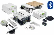 Festool CSC SYS 50 EBI-SET - 36V (18V x 2) 168mm Systainer Saw Kit (2 x 5.0Ah) + Underframe