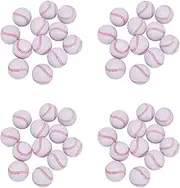 Justivana 48Pack Baseball Foam Softball 9Inch Adult Youth Training Sporting Batting Ball for Game Pitching Catching Training